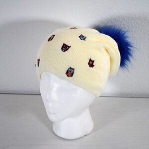 Herman Headwear be protected by a Legend Cream Color with AOP Owls EUC No stains